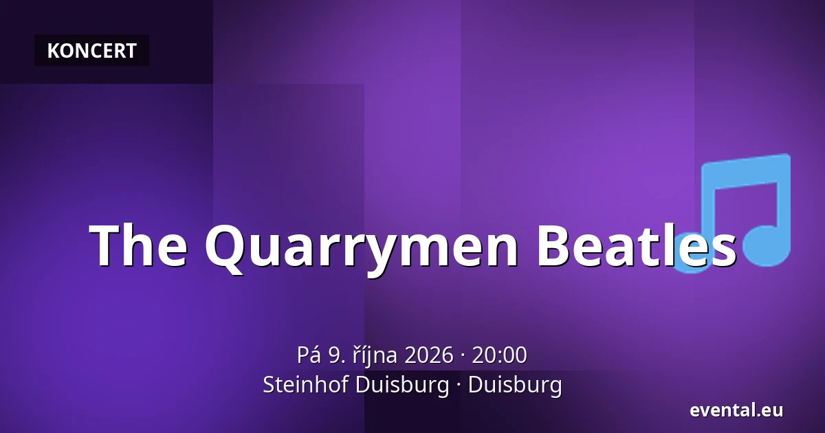 The Quarrymen Beatles — Steinhof Duisburg, Duisburg