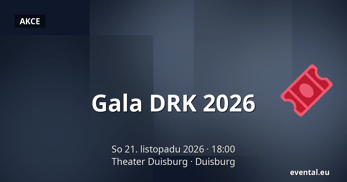 Gala DRK 2026 — Theater Duisburg, Duisburg