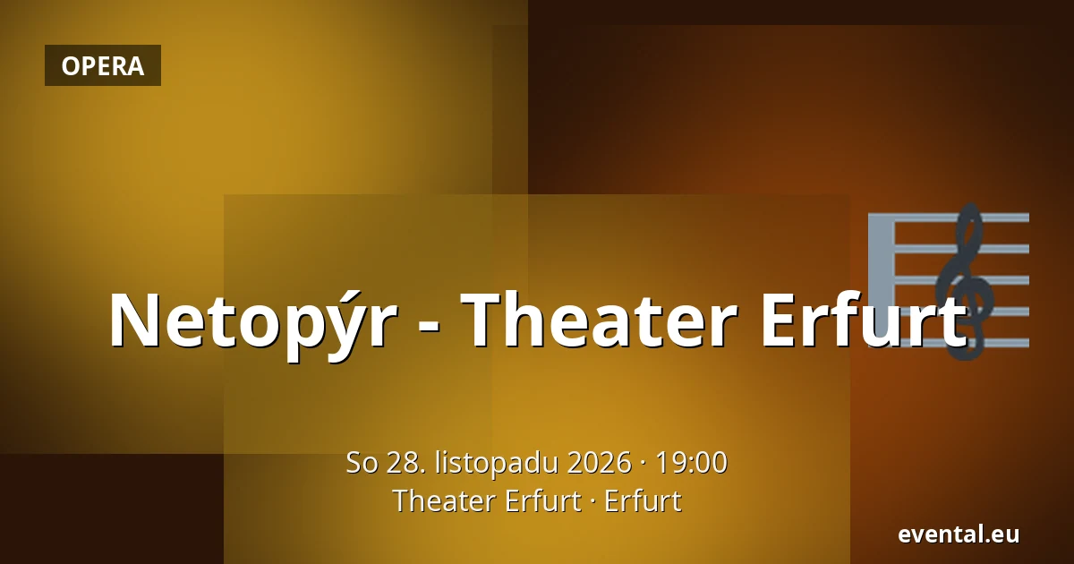 Netopýr - Theater Erfurt — Theater Erfurt, Erfurt