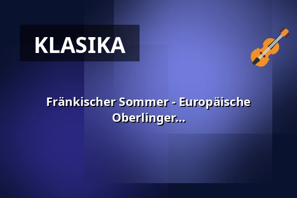 Fränkischer Sommer - Europäische Weihnacht - Benjamin Appl, Dorothee Oberlinger — Kreuz+Quer, Erlangen
