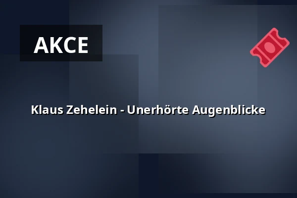 Klaus Zehelein - Unerhörte Augenblicke — Oper Frankfurt Main, Frankfurt nad Mohanem