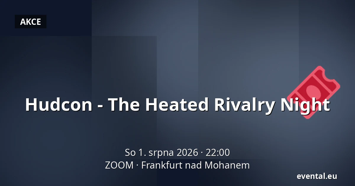 Hudcon - The Heated Rivalry Night — ZOOM, Frankfurt nad Mohanem