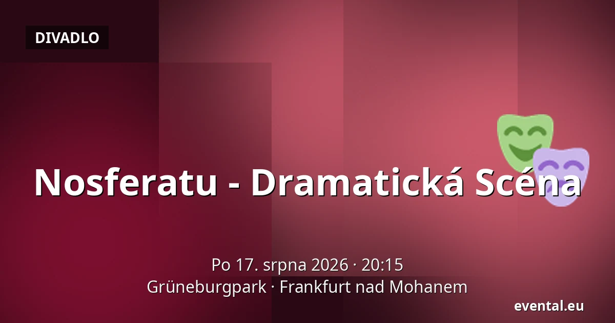 Nosferatu - Dramatická Scéna — Grüneburgpark, Frankfurt nad Mohanem