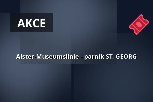 Alster-Museumslinie - parník ST. GEORG — Dampfschiff ST.GEORG, Hamburk
