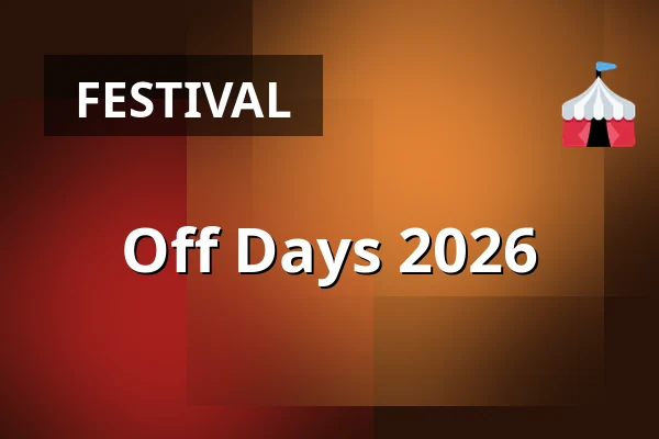 Off Days 2026 — Georg Elser Halle, Hamburk
