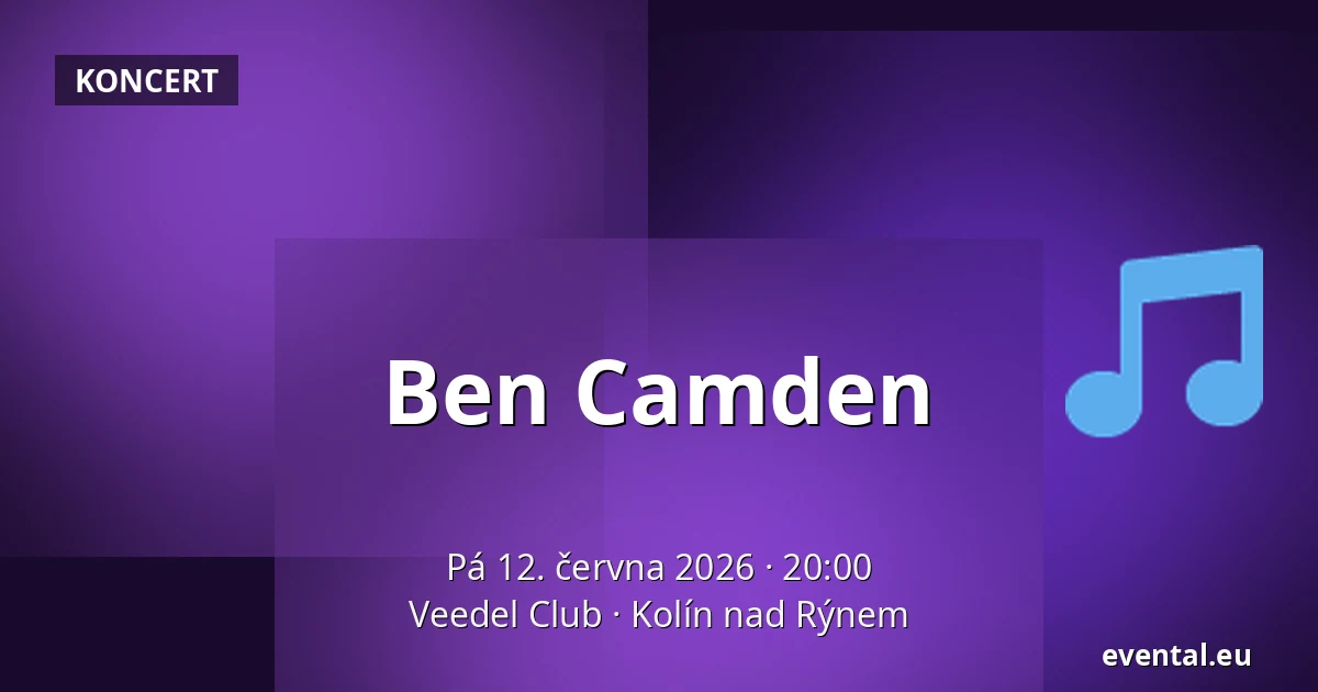 Ben Camden — Veedel Club, Kolín nad Rýnem