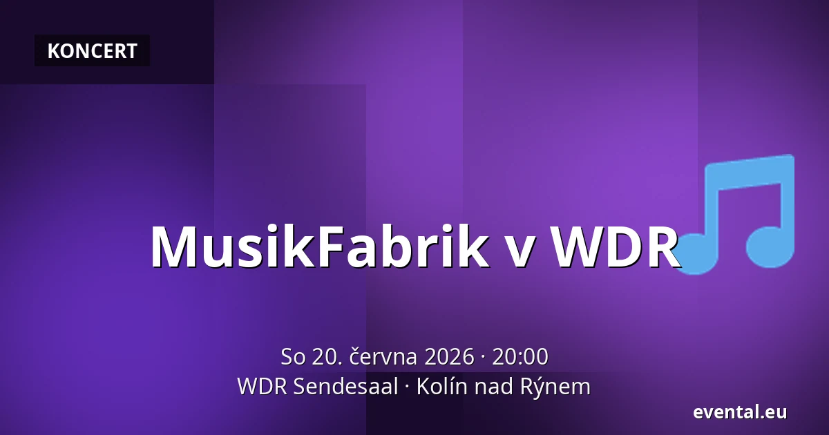 MusikFabrik v WDR — WDR Sendesaal, Kolín nad Rýnem