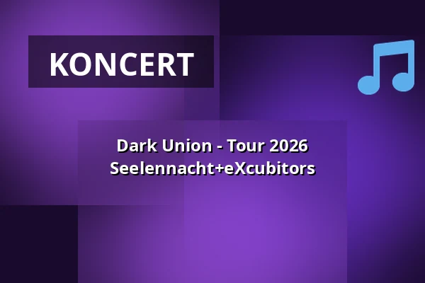 Dark Union - Tour 2026 Seelennacht+eXcubitors — Riders Cafe, Lübeck