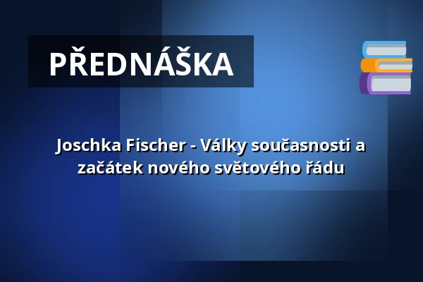Joschka Fischer - Války současnosti a začátek nového světového řádu — Kulturetage Oldenburg, Oldenburg