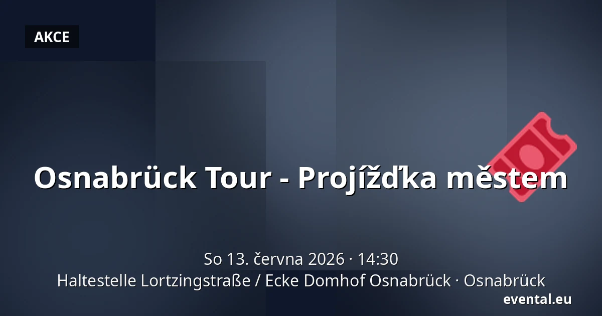 Osnabrück Tour - Projížďka městem — Haltestelle Lortzingstraße / Ecke Domhof Osnabrück, Osnabrück