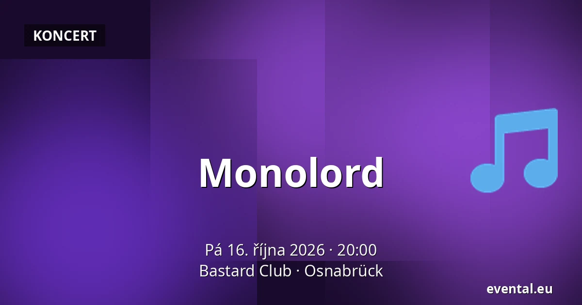 Monolord — Bastard Club, Osnabrück
