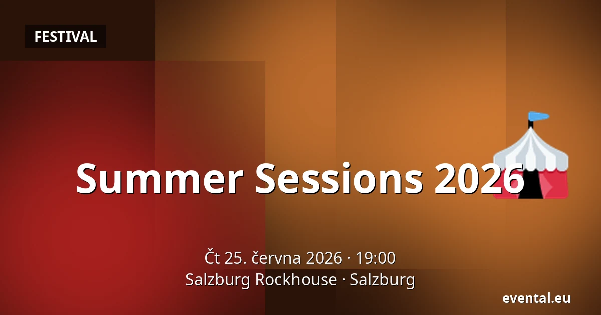 Summer Sessions 2026 — Salzburg Rockhouse, Salzburg