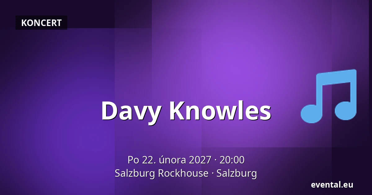Davy Knowles — Salzburg Rockhouse, Salzburg