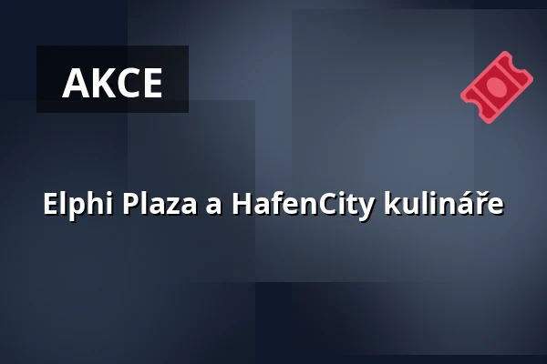 Elphi Plaza a HafenCity kulináře — U-Bahn-Station Überseequartier, Hamburk