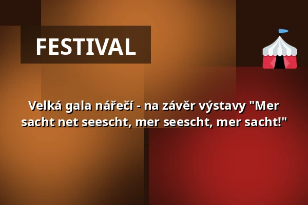 Velká gala nářečí - na závěr výstavy "Mer sacht net seescht, mer seescht, mer sacht!" — Volksbühne im Großen Hirschgraben, Frankfurt nad Mohanem