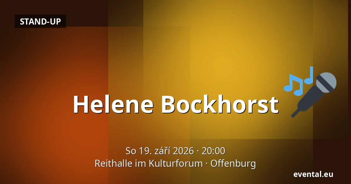 Helene Bockhorst — Reithalle im Kulturforum, Offenburg
