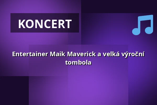 Entertainer Maik Maverick a velká výroční tombola — Klubhaus Ludwigsfelde, Ludwigsfelde