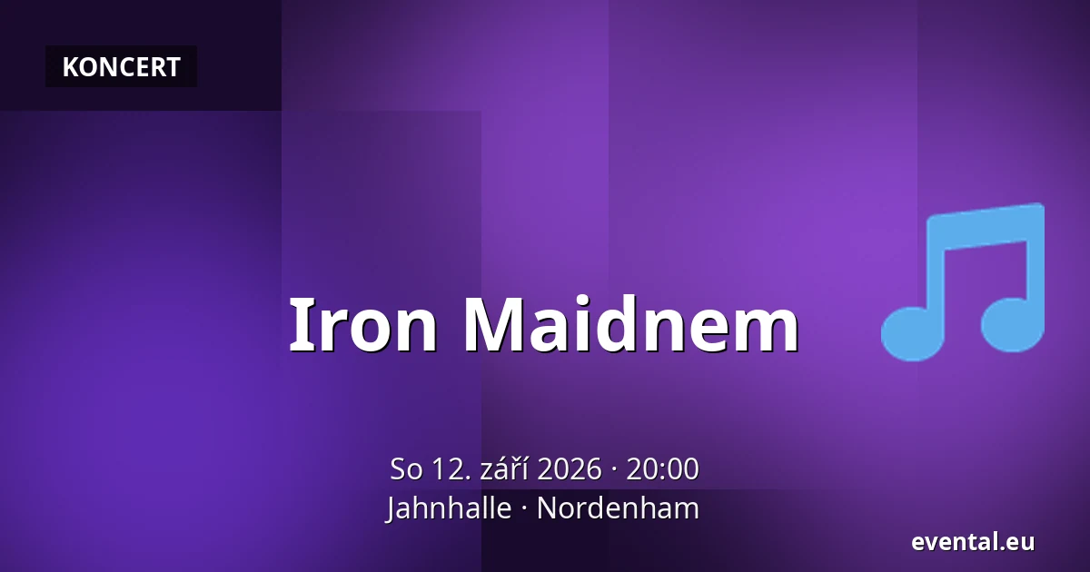 Iron Maidnem — Jahnhalle, Nordenham