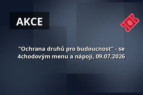 "Ochrana druhů pro budoucnost" - se 4chodovým menu a nápoji, 09.07.2026 — Tiergarten, Norimberk