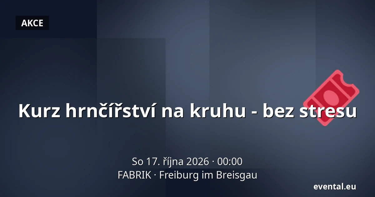 Kurz hrnčířství na kruhu - bez stresu — FABRIK, Freiburg im Breisgau