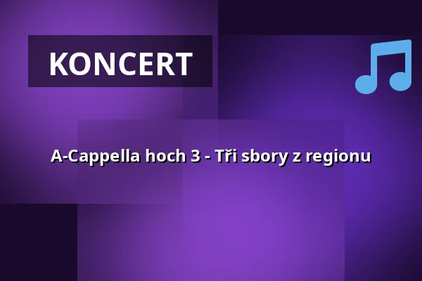 A-Cappella hoch 3 - Tři sbory z regionu — Lagerhalle e. V., Osnabrück