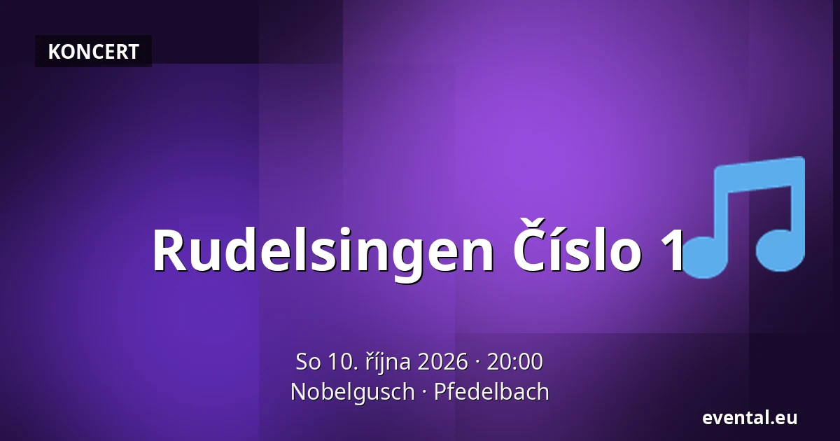 Rudelsingen Číslo 1 — Nobelgusch, Pfedelbach