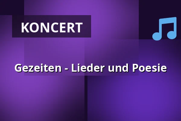 Gezeiten - Lieder und Poesie — Fischhalle Harburg, Hamburk