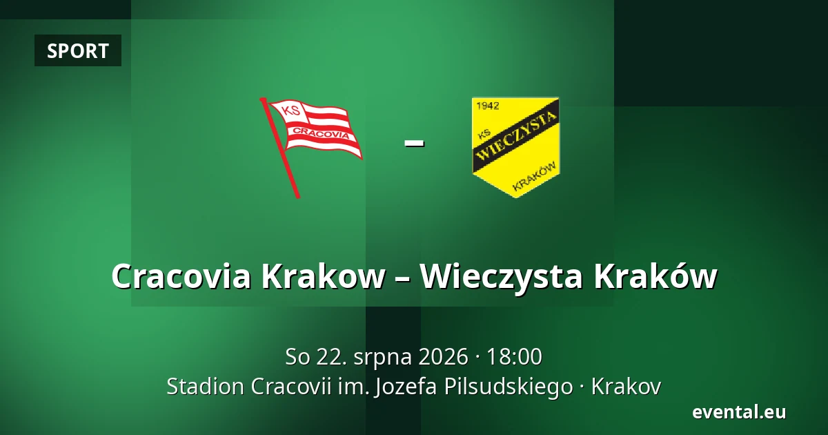 Cracovia Krakow – Wieczysta Kraków — Stadion Cracovii im. Jozefa Pilsudskiego, Krakov