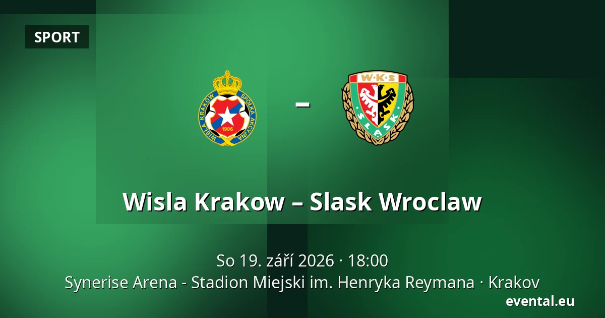 Wisla Krakow – Slask Wroclaw — Synerise Arena - Stadion Miejski im. Henryka Reymana, Krakov
