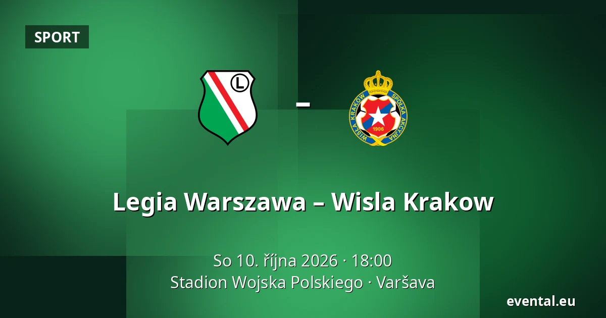 Legia Warszawa – Wisla Krakow — Stadion Wojska Polskiego, Varšava