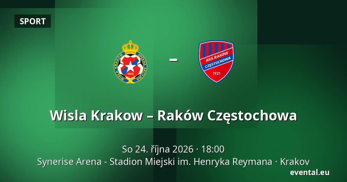Wisla Krakow – Raków Częstochowa — Synerise Arena - Stadion Miejski im. Henryka Reymana, Krakov
