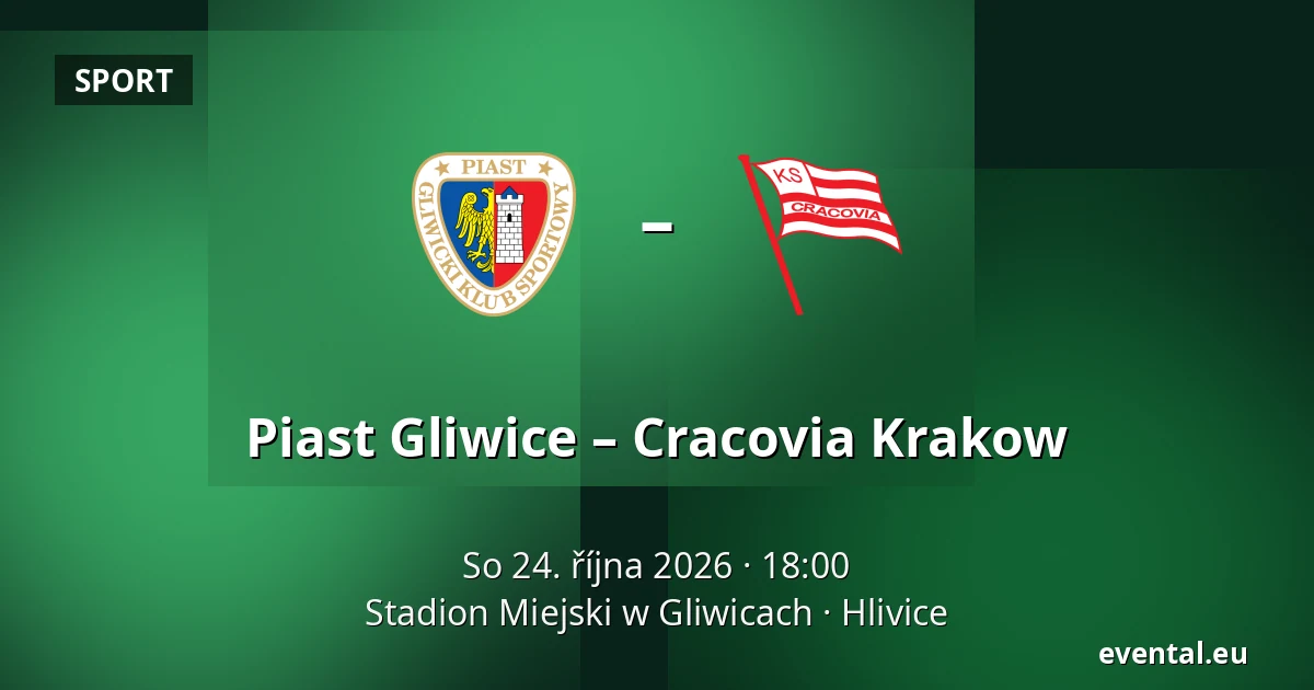 Piast Gliwice – Cracovia Krakow — Stadion Miejski w Gliwicach, Hlivice