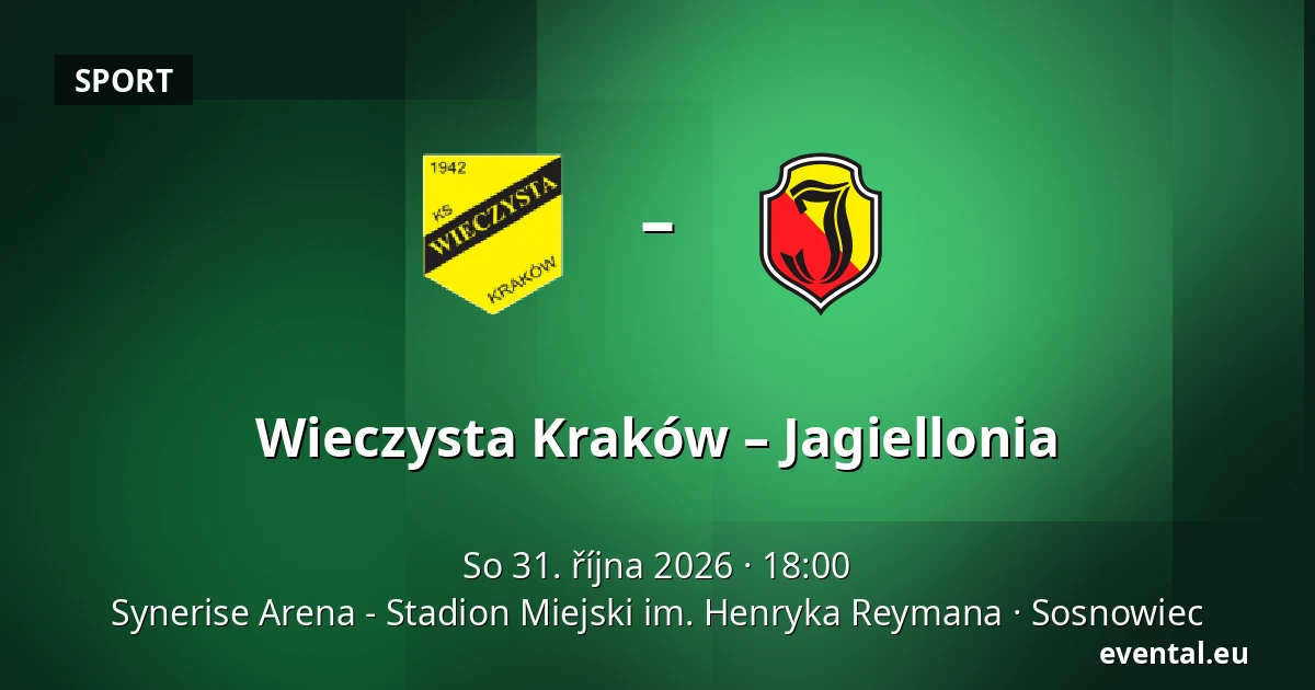 Wieczysta Kraków – Jagiellonia — Synerise Arena - Stadion Miejski im. Henryka Reymana, Sosnowiec