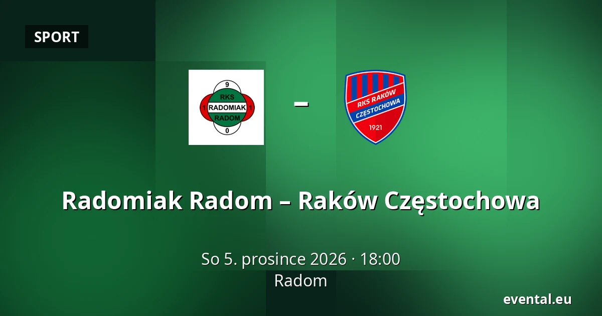 Radomiak Radom – Raków Częstochowa — Radom