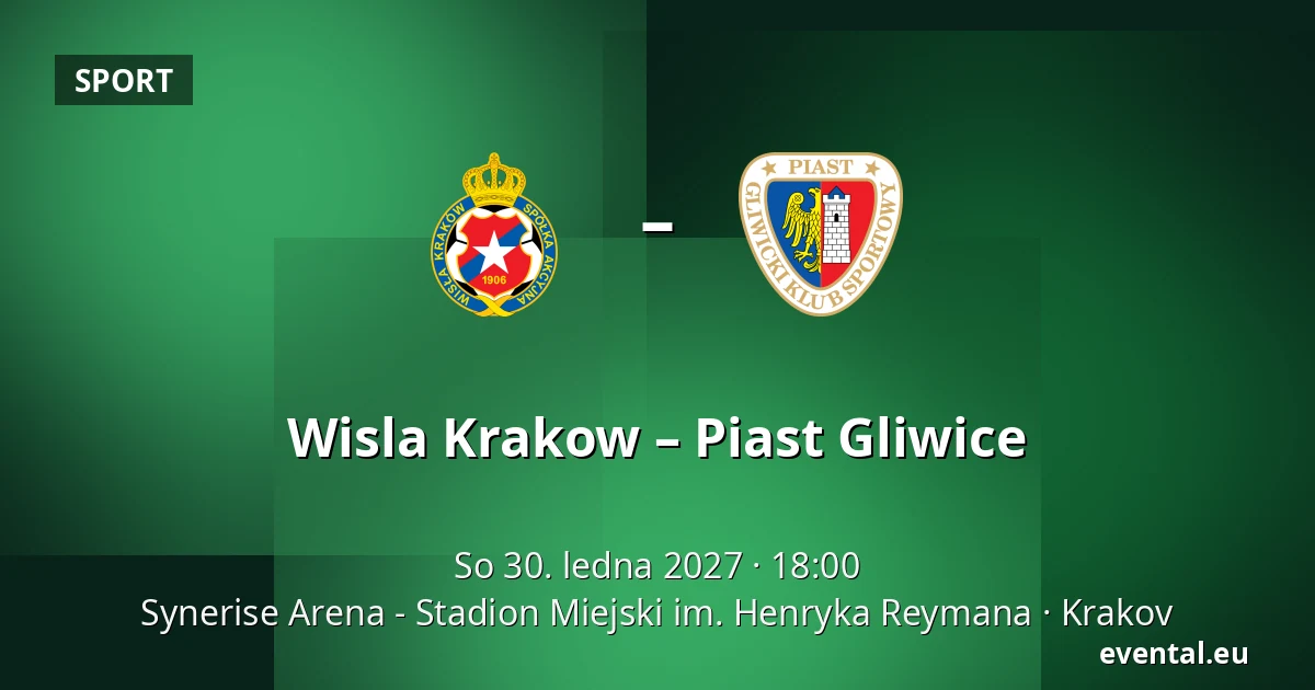 Wisla Krakow – Piast Gliwice — Synerise Arena - Stadion Miejski im. Henryka Reymana, Krakov
