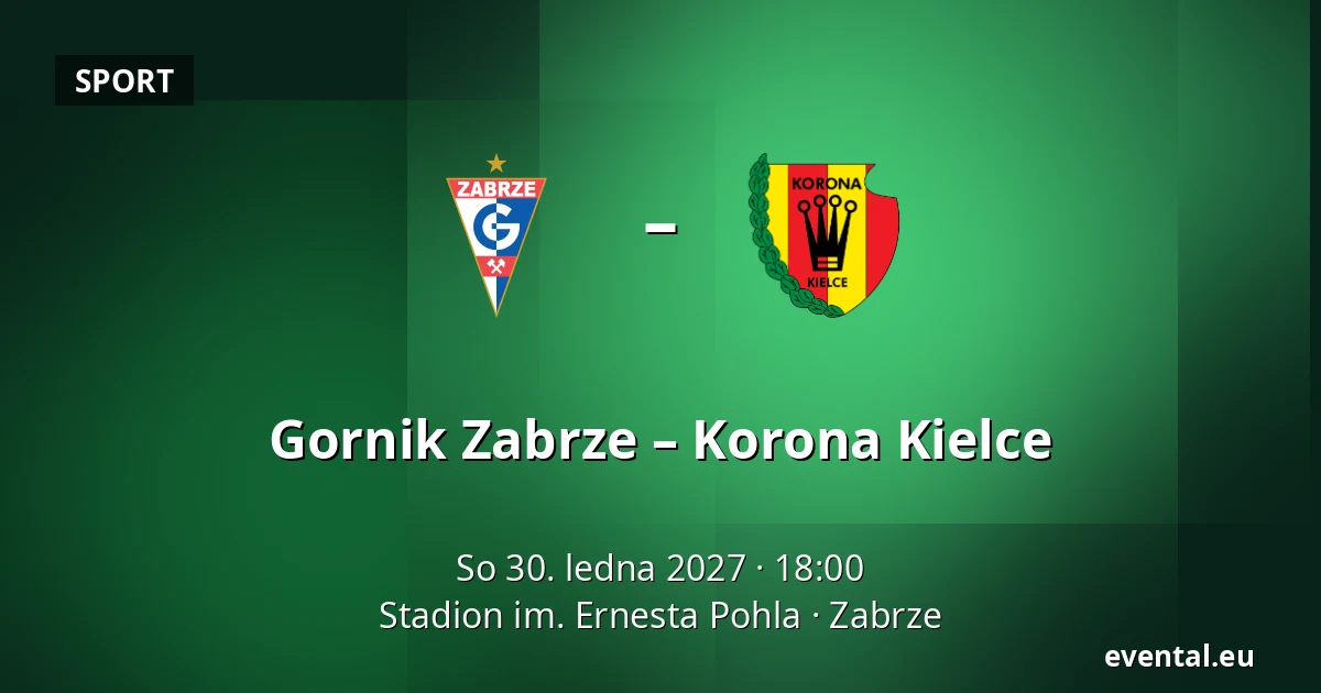 Gornik Zabrze – Korona Kielce — Stadion im. Ernesta Pohla, Zabrze