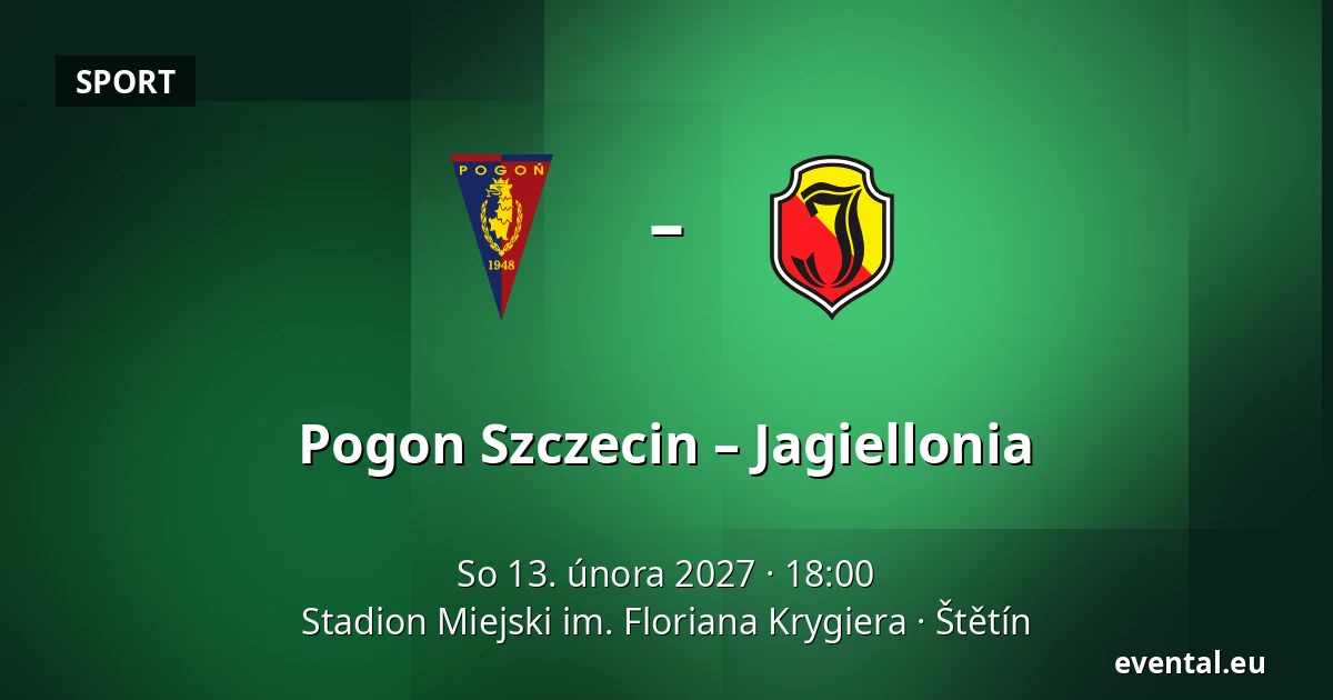 Pogon Szczecin – Jagiellonia — Stadion Miejski im. Floriana Krygiera, Štětín