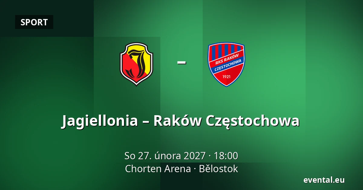 Jagiellonia – Raków Częstochowa — Chorten Arena, Bělostok