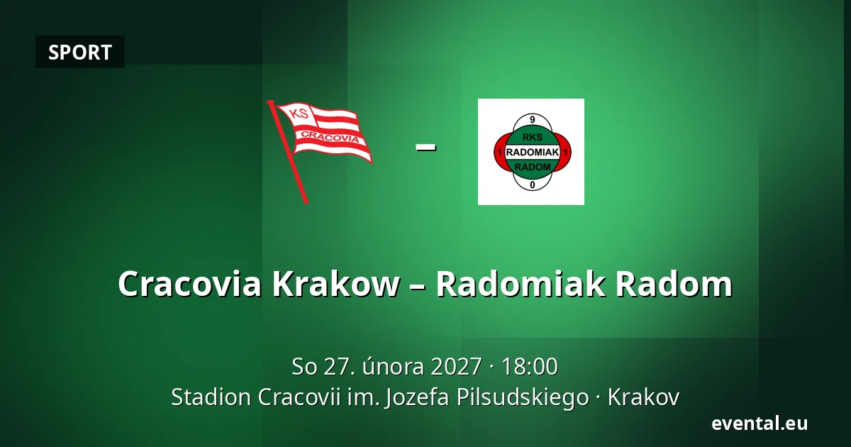 Cracovia Krakow – Radomiak Radom — Stadion Cracovii im. Jozefa Pilsudskiego, Krakov