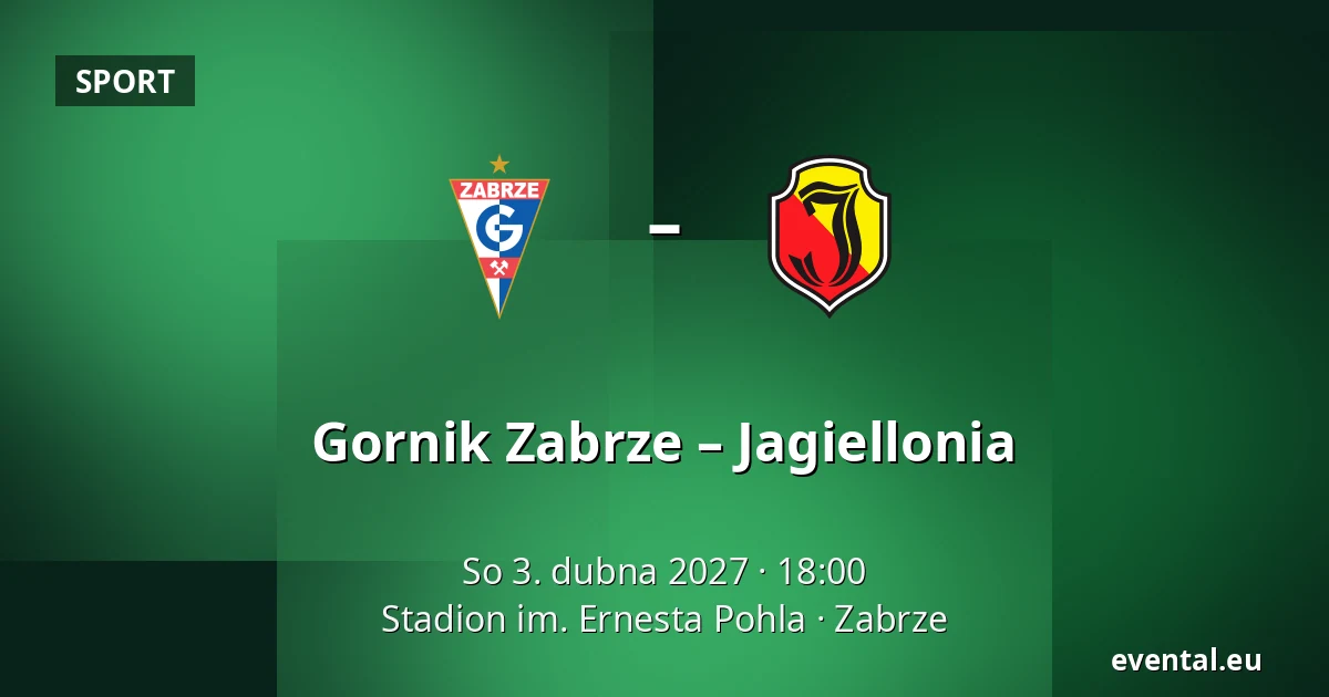 Gornik Zabrze – Jagiellonia — Stadion im. Ernesta Pohla, Zabrze
