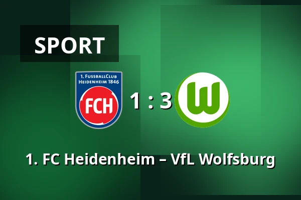 1. FC Heidenheim – VfL Wolfsburg — Voith-Arena, Heidenheim an der Brenz