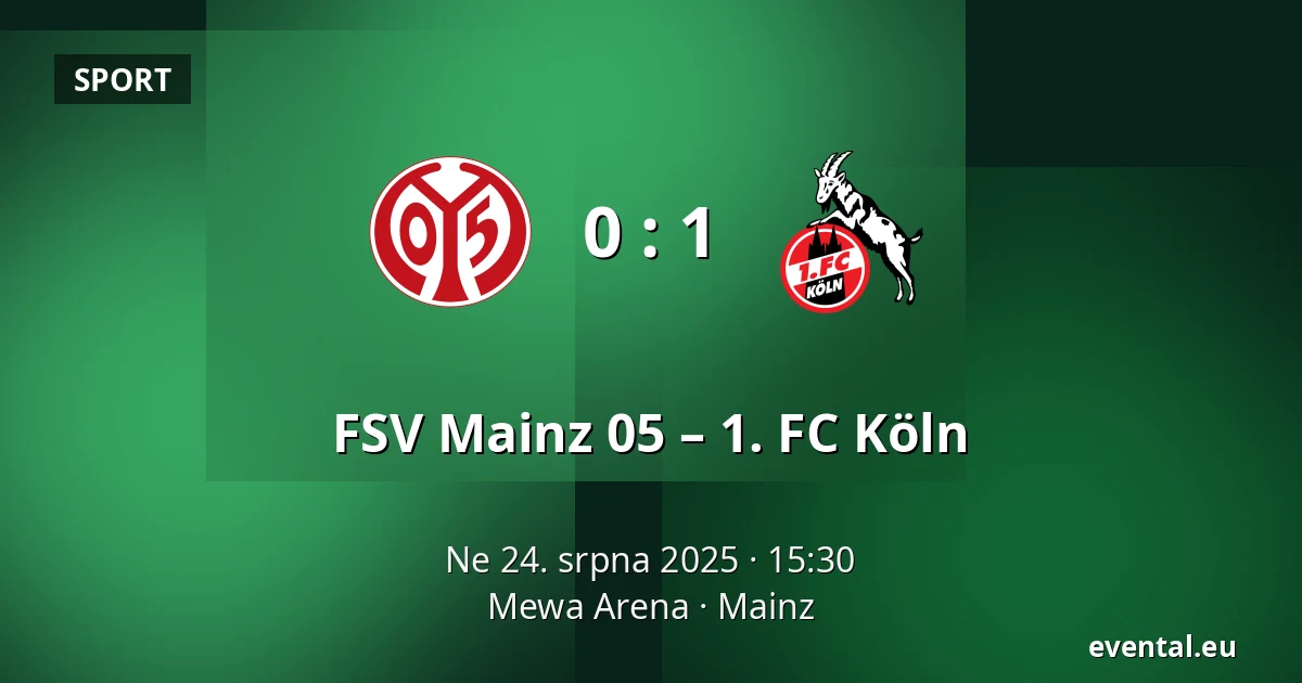 FSV Mainz 05 – 1. FC Köln — Mewa Arena, Mainz