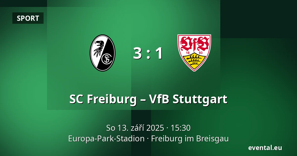 SC Freiburg – VfB Stuttgart — Europa-Park-Stadion, Freiburg im Breisgau
