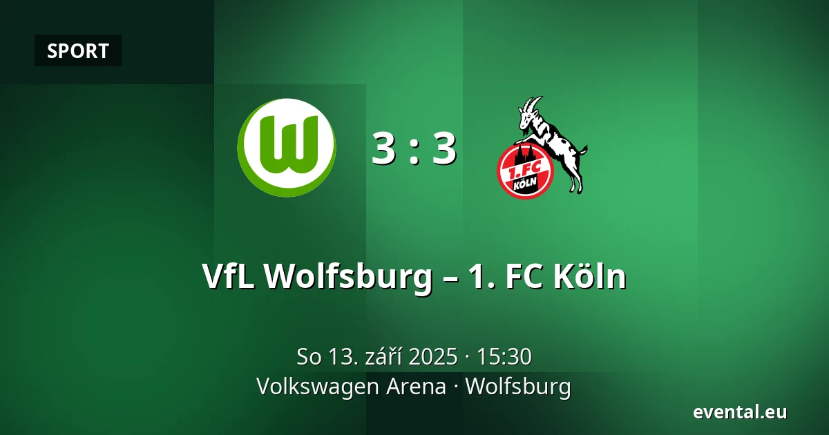 VfL Wolfsburg – 1. FC Köln — Volkswagen Arena, Wolfsburg