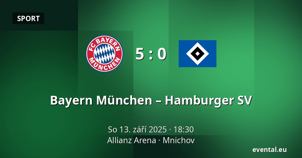 Bayern München – Hamburger SV — Allianz Arena, Mnichov
