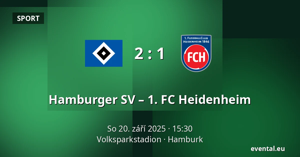 Hamburger SV – 1. FC Heidenheim — Volksparkstadion, Hamburk