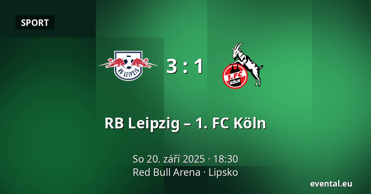 RB Leipzig – 1. FC Köln — Red Bull Arena, Lipsko