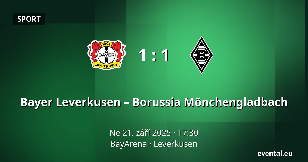 Bayer Leverkusen – Borussia Mönchengladbach — BayArena, Leverkusen