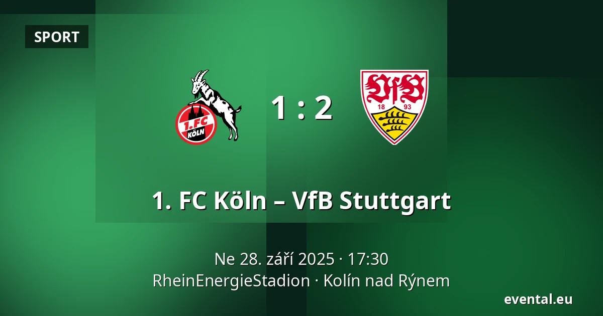 1. FC Köln – VfB Stuttgart — RheinEnergieStadion, Kolín nad Rýnem