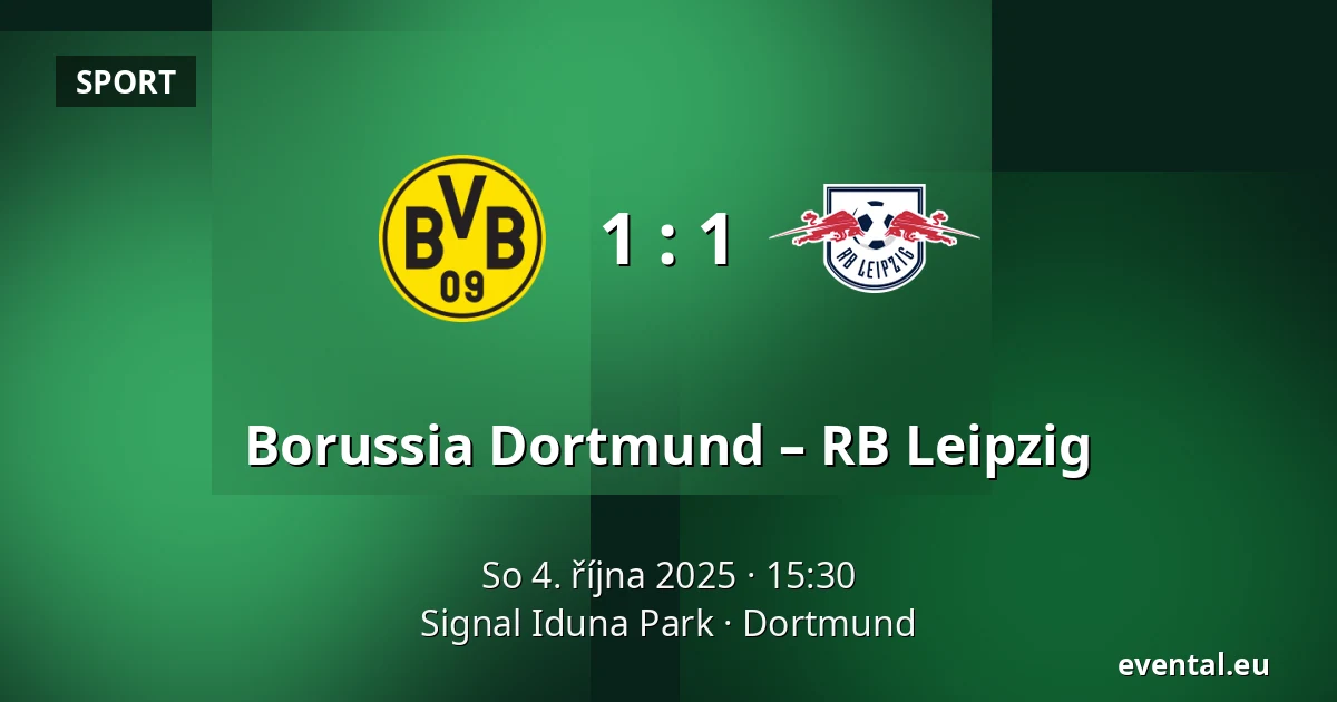 Borussia Dortmund – RB Leipzig — Signal Iduna Park, Dortmund